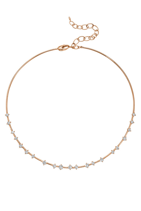 Mattia Cielo - Rugiada Diamanti & Gold Collar Necklace