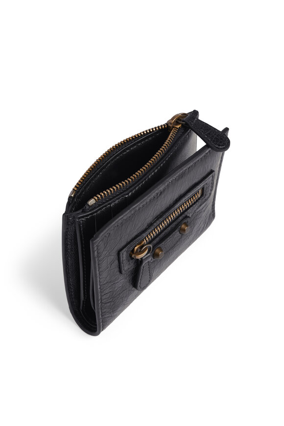Balenciaga Le City Black Leather Bi-Fold Wallet - view 2