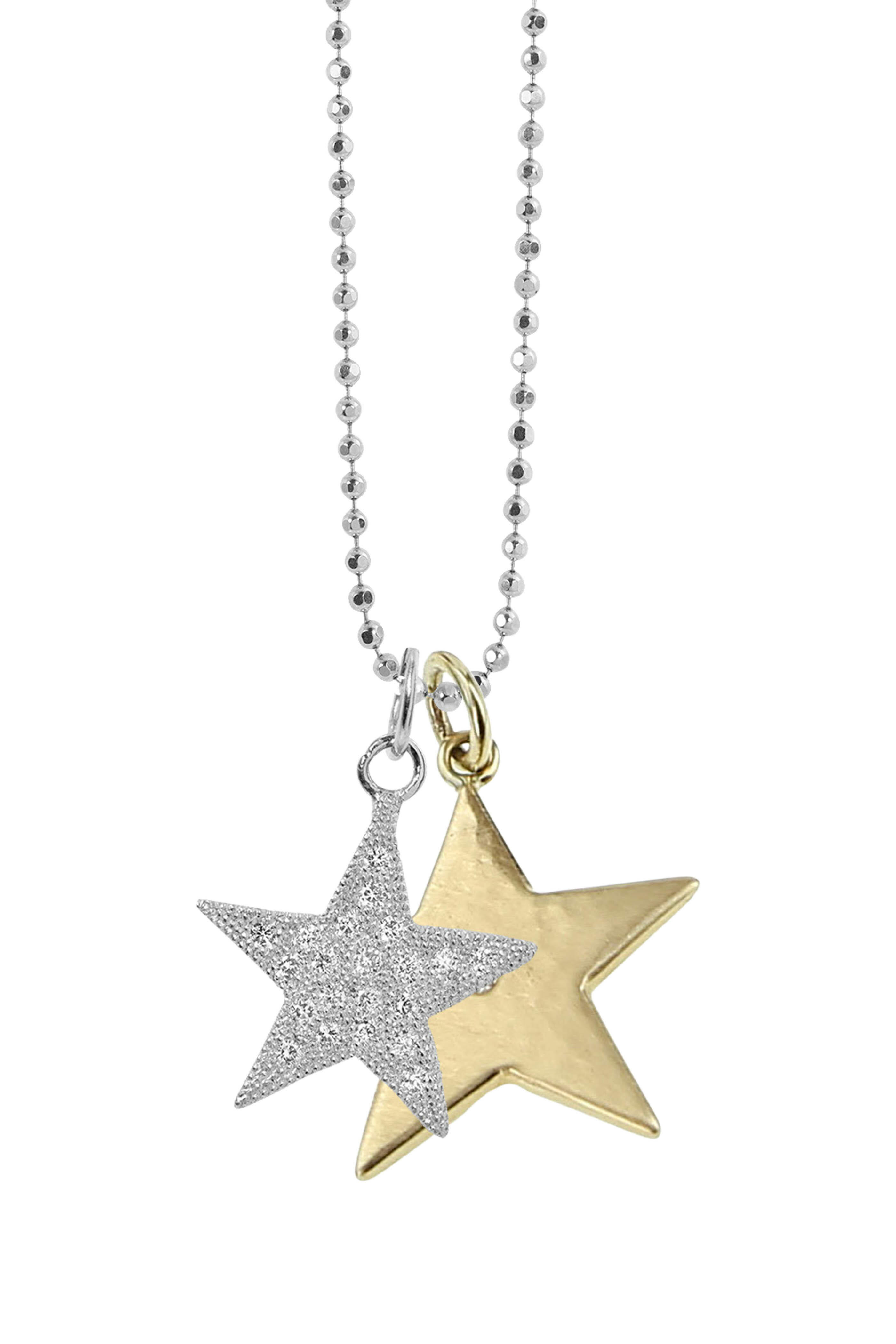 Julez Bryant - 14K Yellow & White Gold Audi Stars Necklace