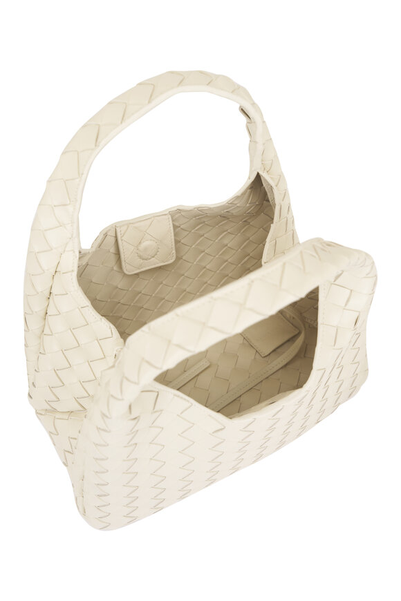 Bottega Veneta Small Campana Salt Intrecciato Leather Bag - view 4