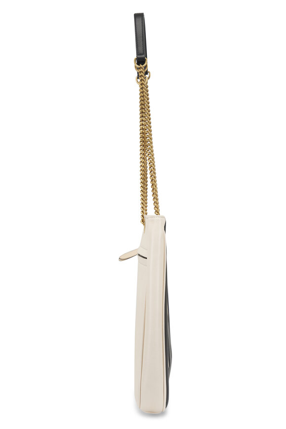 Valentino Garavani Medium Viva Superstar Butter White & Black Tote - view 3