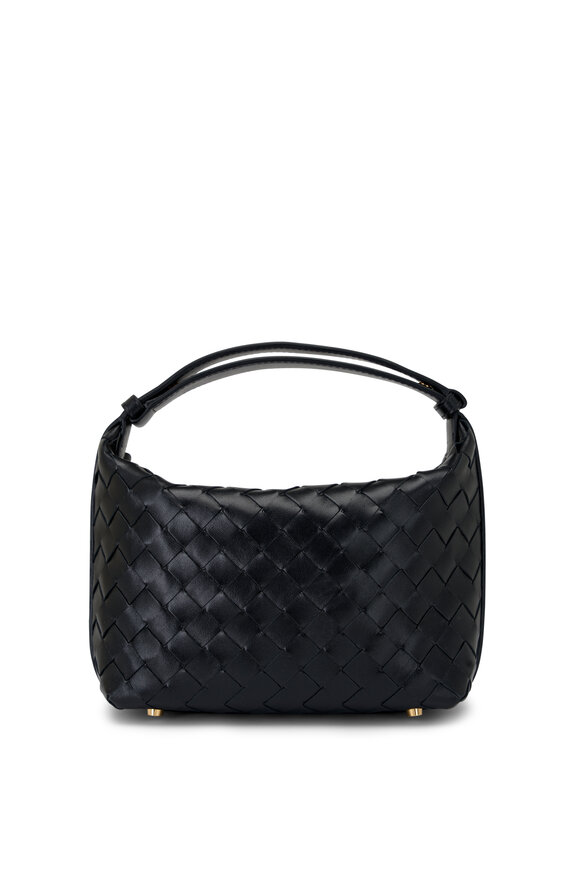 Bottega Veneta - Mini Wallace Black Intrecciato Leather Bag