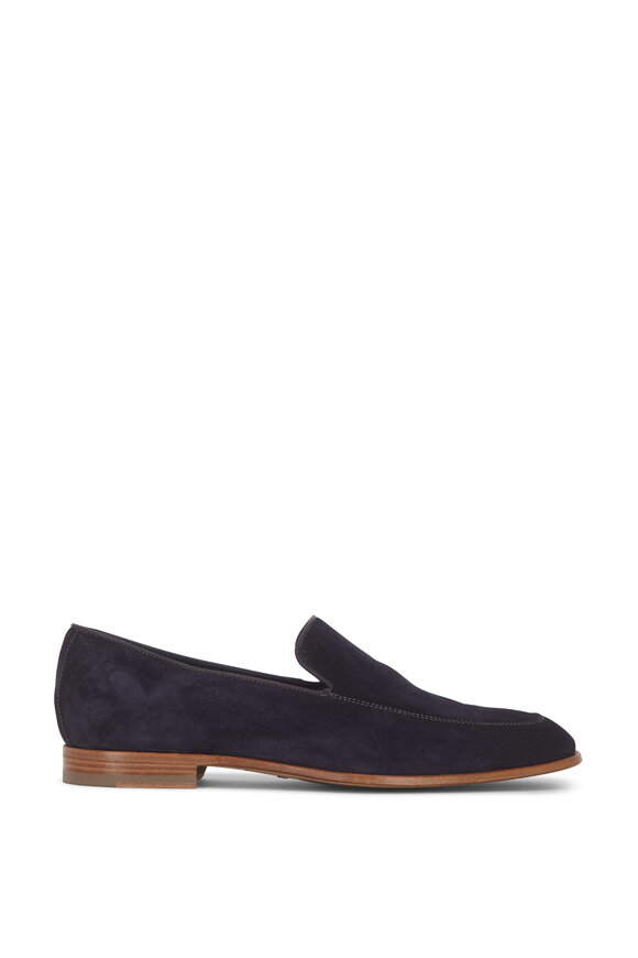 Bruno Magli - Ivan Navy Blue Suede Loafer