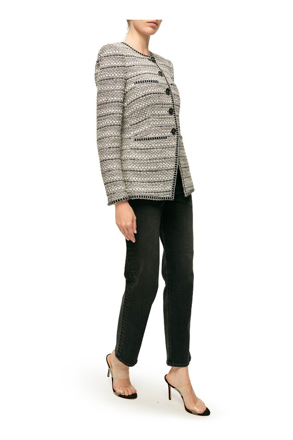 Veronica Beard Alessia Silver Jacket - view 4