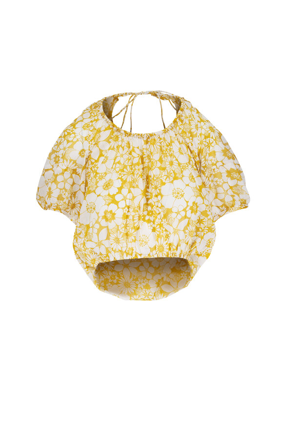 Mother The Party In The Back Floral Notes Shirt - view 1