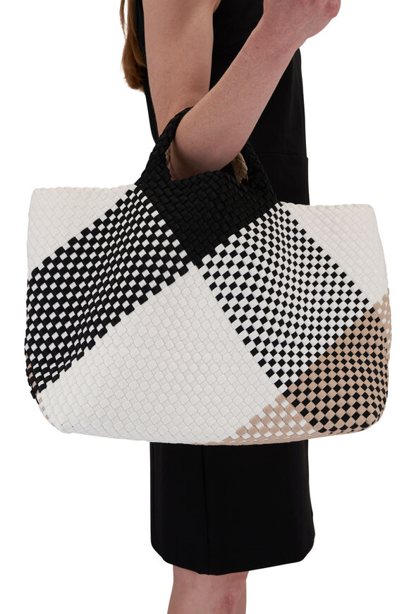 Naghedi - St. Barth's Palermo Graphic Large Woven Tote