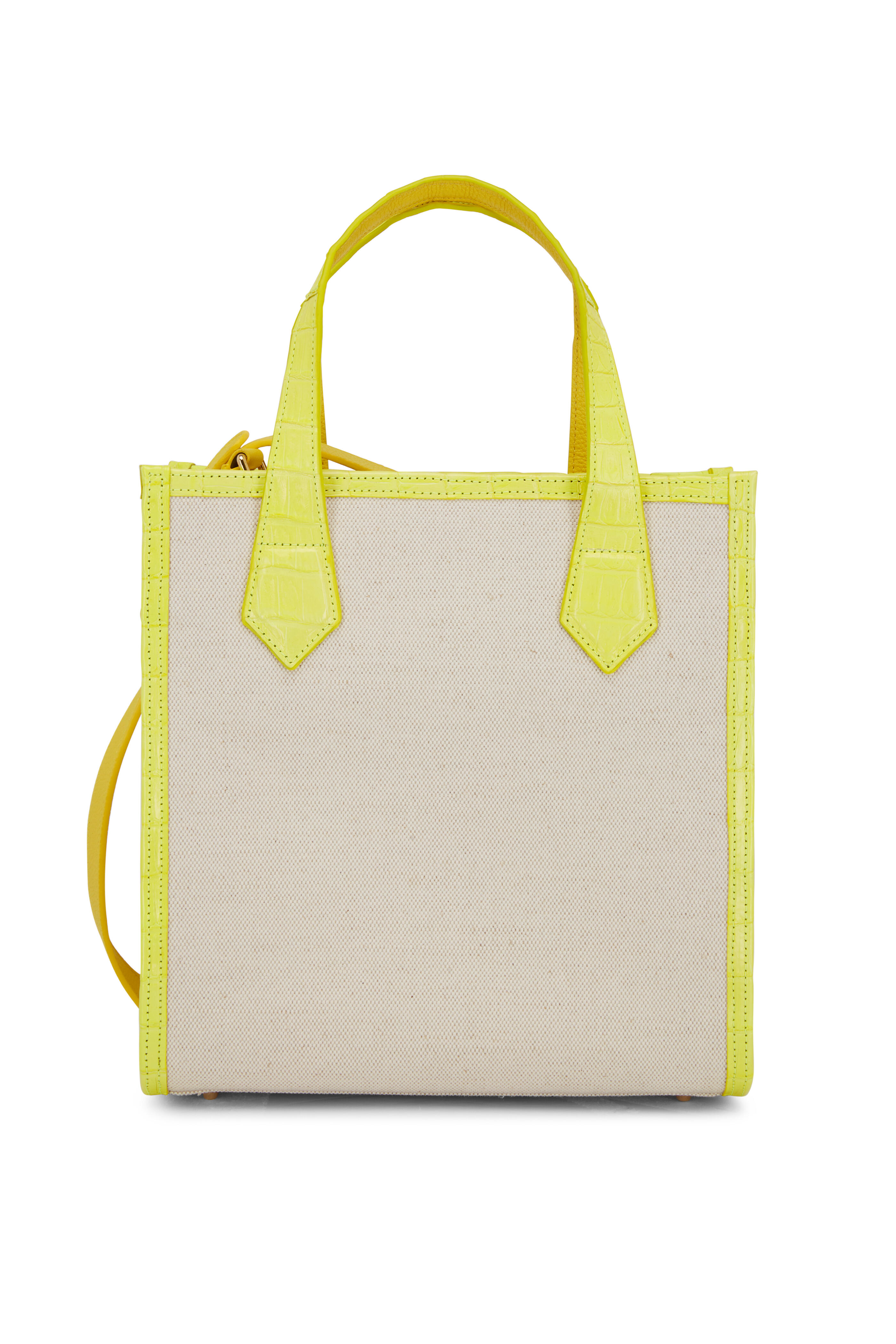Maria Oliver - Martina Giallo Yellow Canvas Tote