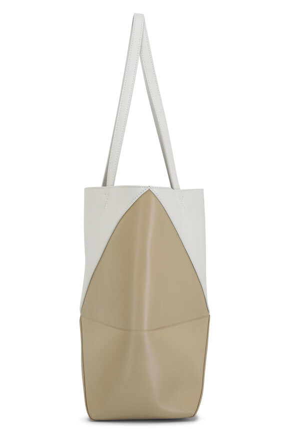 Loewe - Medium Puzzle Fold Soft White Paper Craft Tote 