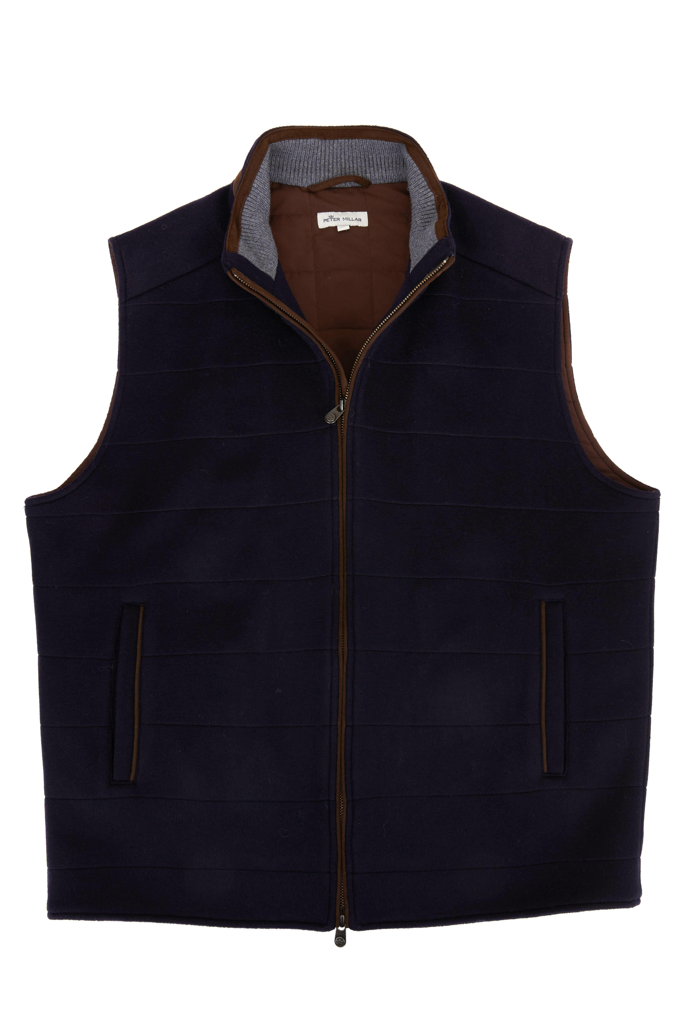 Peter Millar - Navy Flex-Fleece Wool Vest