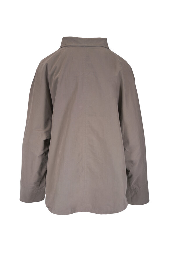 Totême Summer Parachute Clove Cotton Jacket - view 4