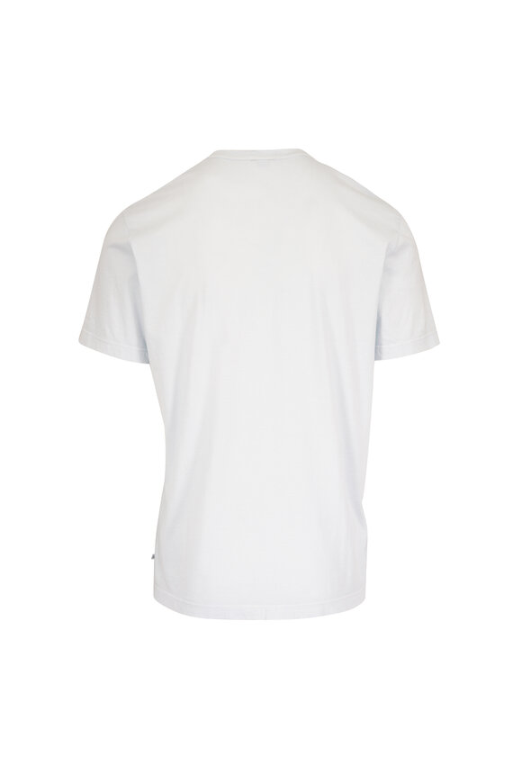 James Perse Memory Light Blue Cotton T-Shirt - view 2