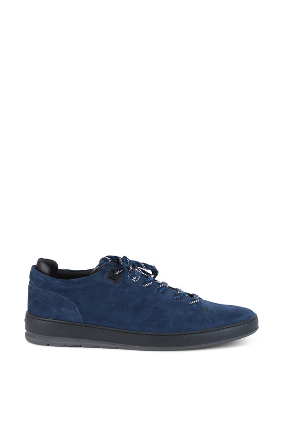 Heschung - Ace Blue Suede Sneaker