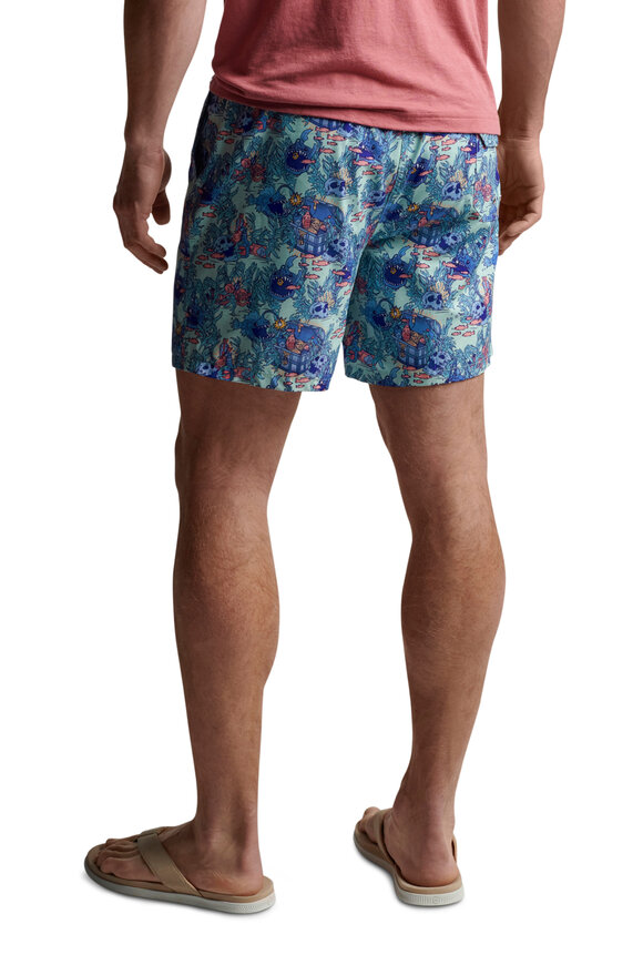 Peter Millar - Mint Chip Lit Up Swim Trunks