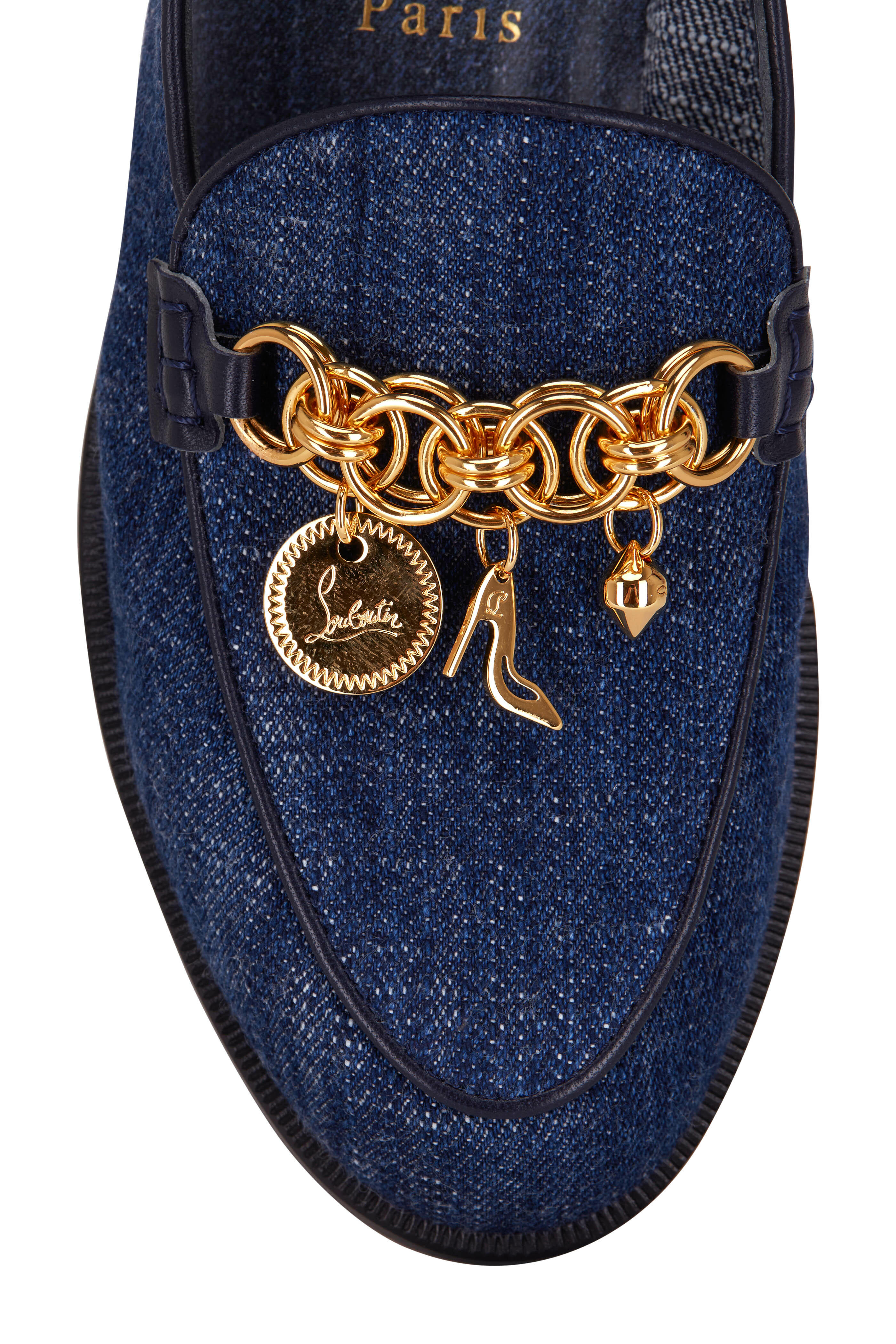 Christian Louboutin - Gourmi Denim Miss Denim Flat