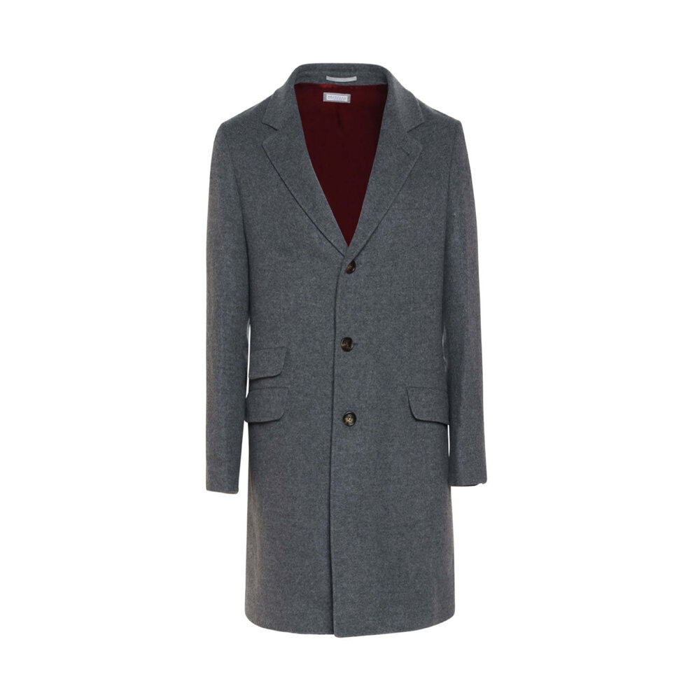Brunello Cucinelli - Grey Water Resistant Cashmere Car Coat