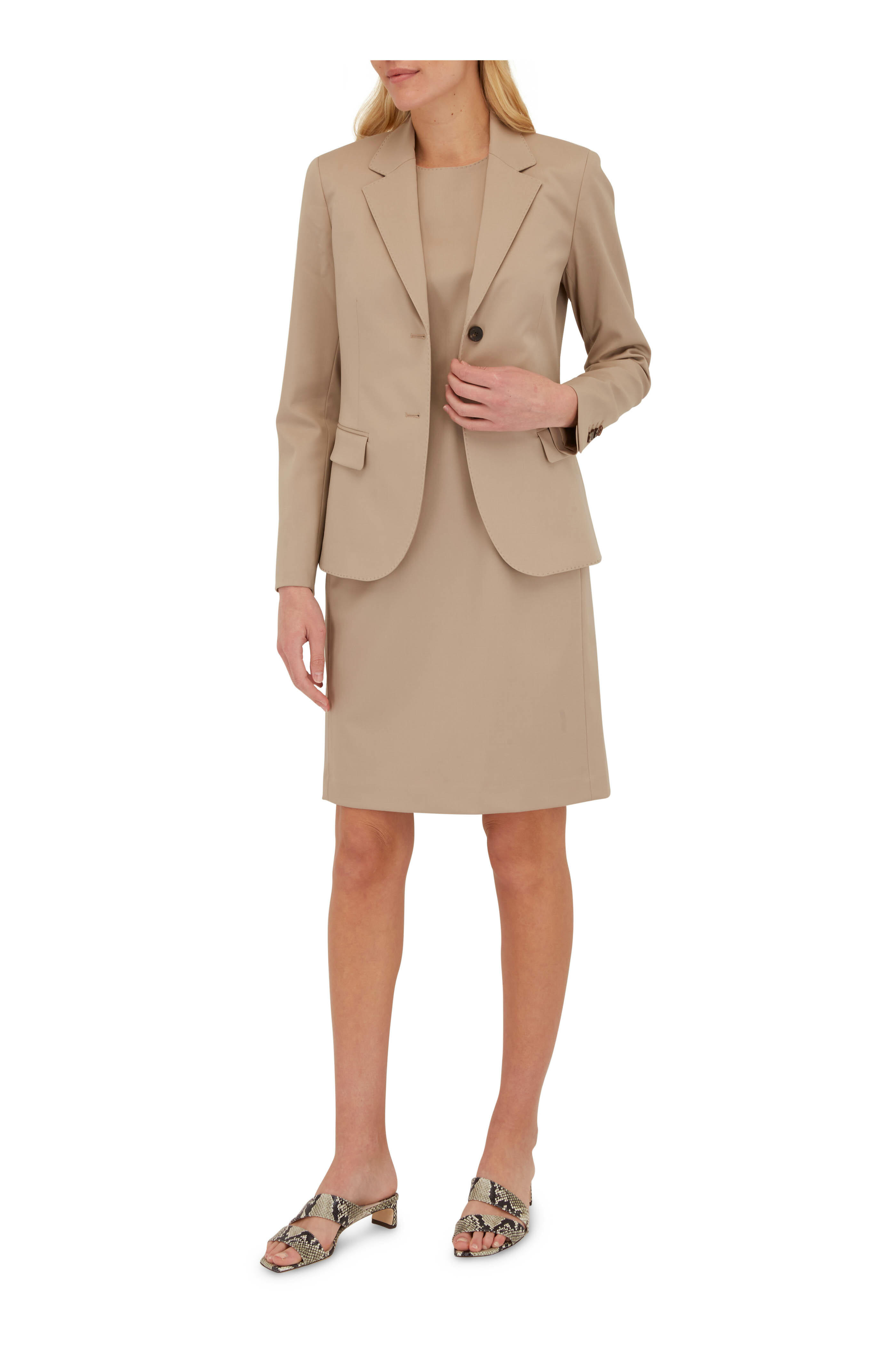 Lafayette 148 New York - Clyde Taupe Blazer
