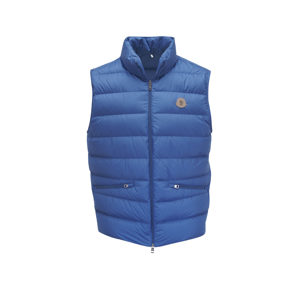 関税込 Moncler Pinchot Lame Down Gilet Silver Pinchot Lamé Down Gilet - Vests for Women | Moncler IT