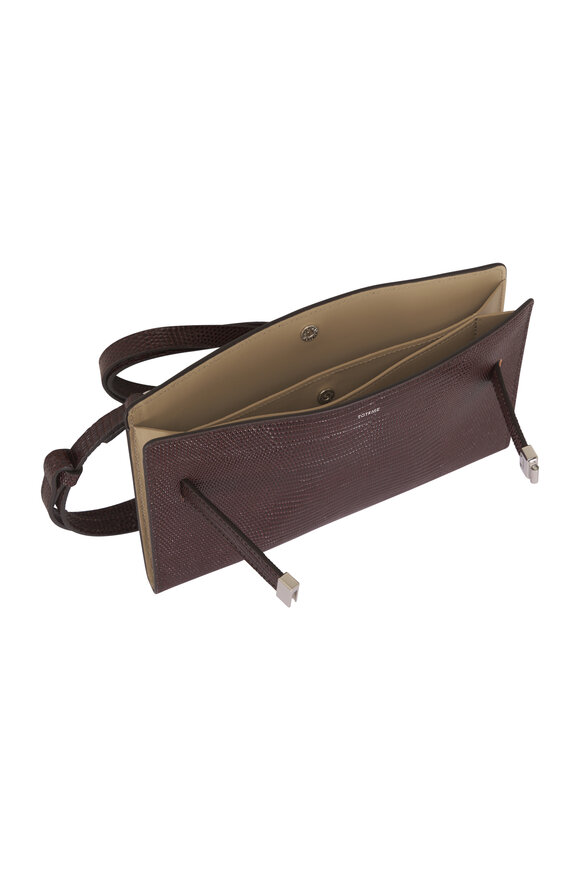 Totême Brown Embossed Leather Belted Crossbody - view 4