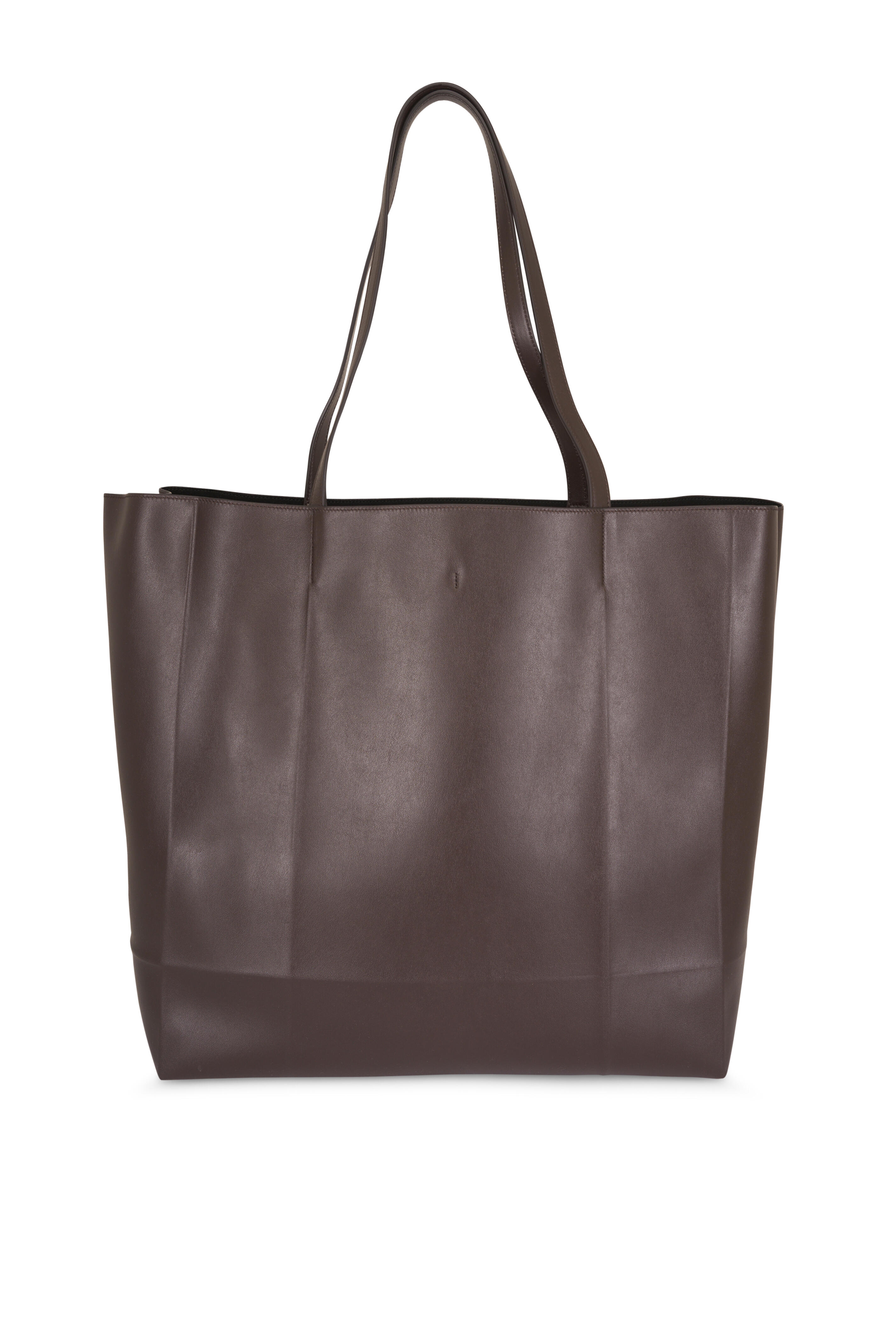 Totême - Roam Brown Leather Tote - view 4