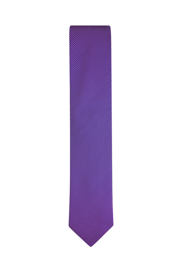 Eton Pink & Purple Silk Tie