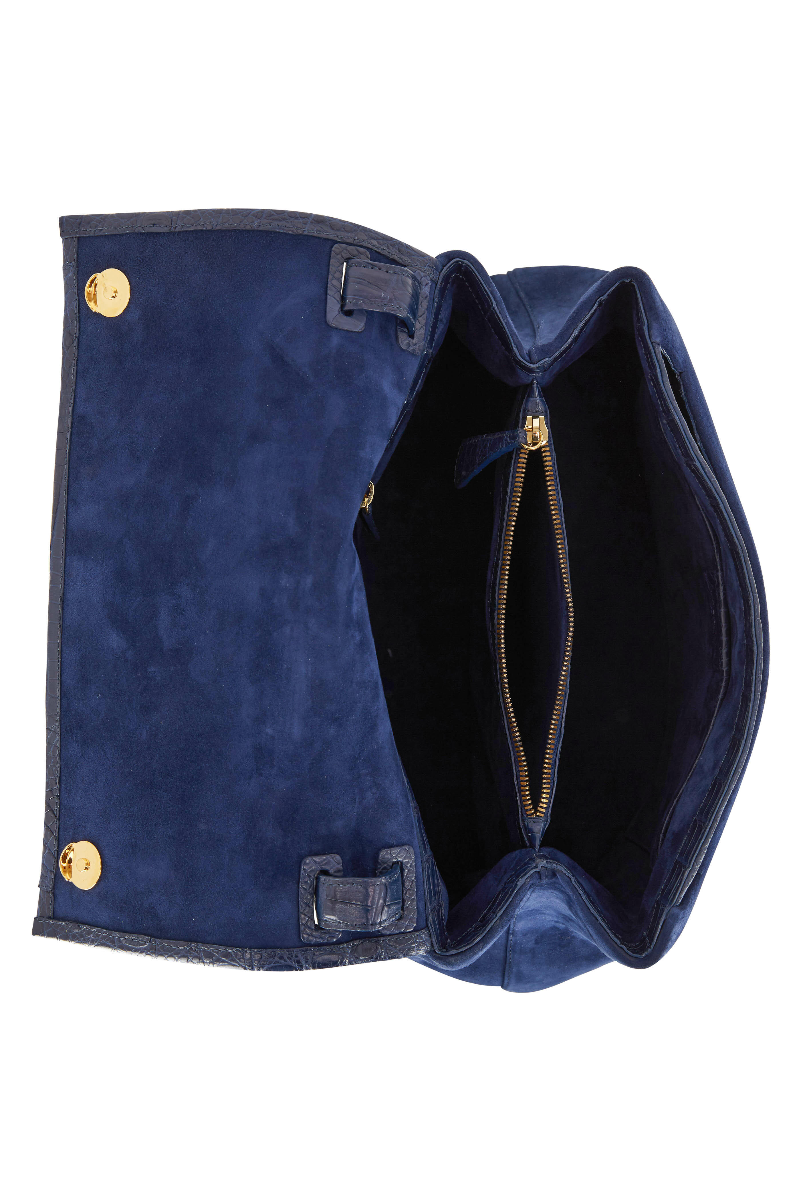Sophie Clutch Bag | Powder Blue Saffiano Leather