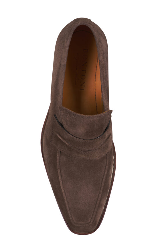 Bontoni Capitano Pizzico Light Brown Suede Loafer - view 3