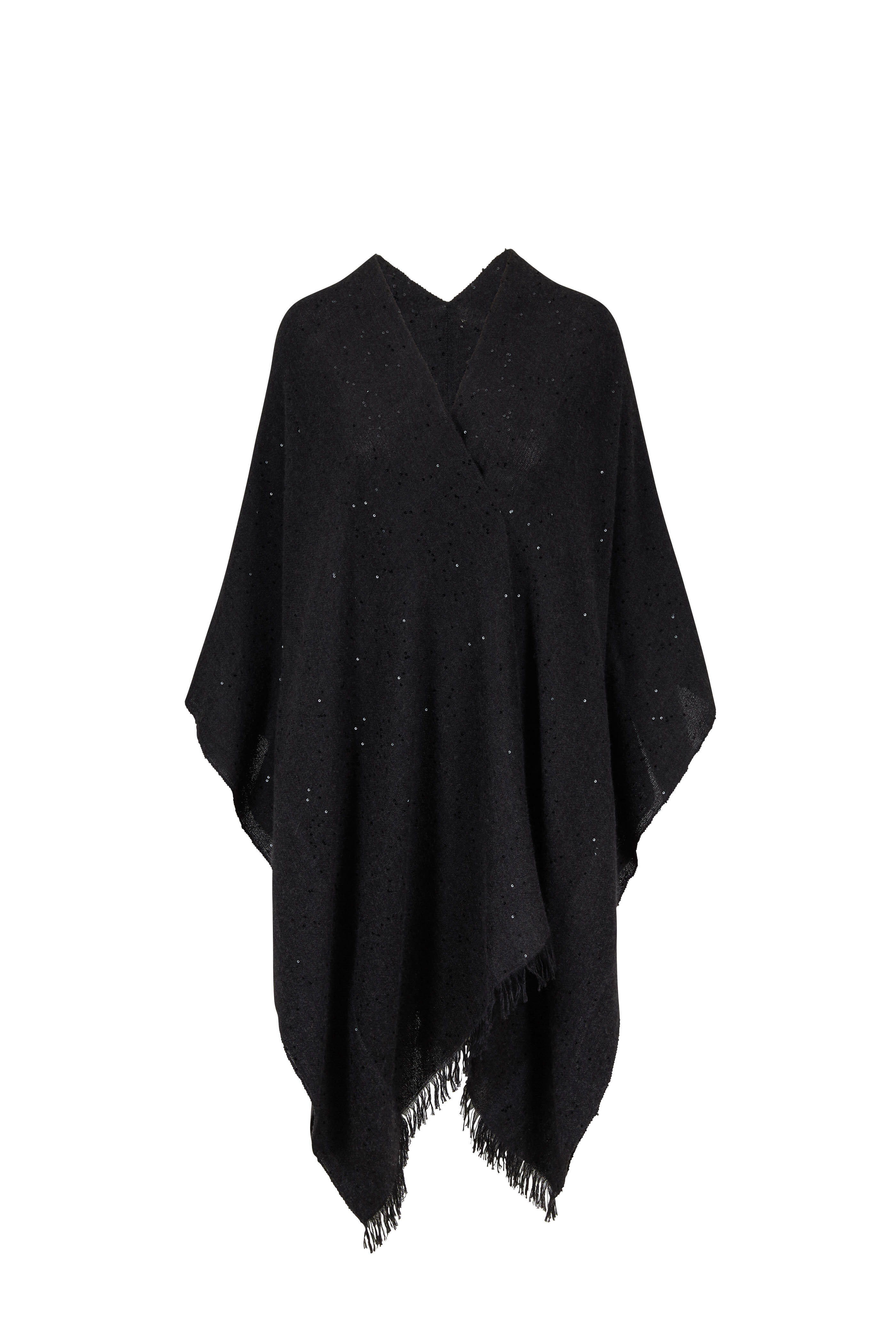 アクセサリーその他 BRUNELLO CUCINELLI SEQUIN-EMBROIDERED CASHMERE SILK STOLE BRUNELLO CUCINELLI Sequin-embellished cashmere and silk