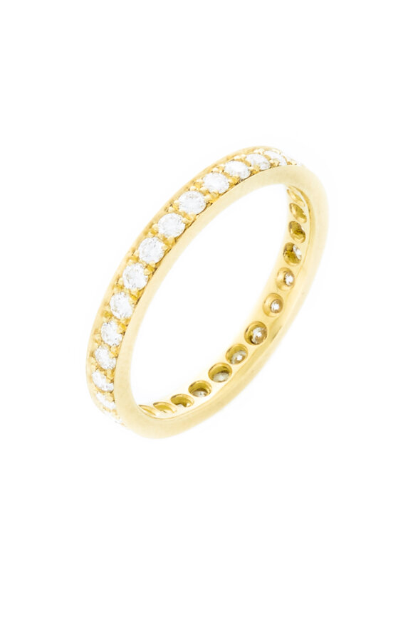 Caroline Ellen 18K Yellow Gold Diamond Band