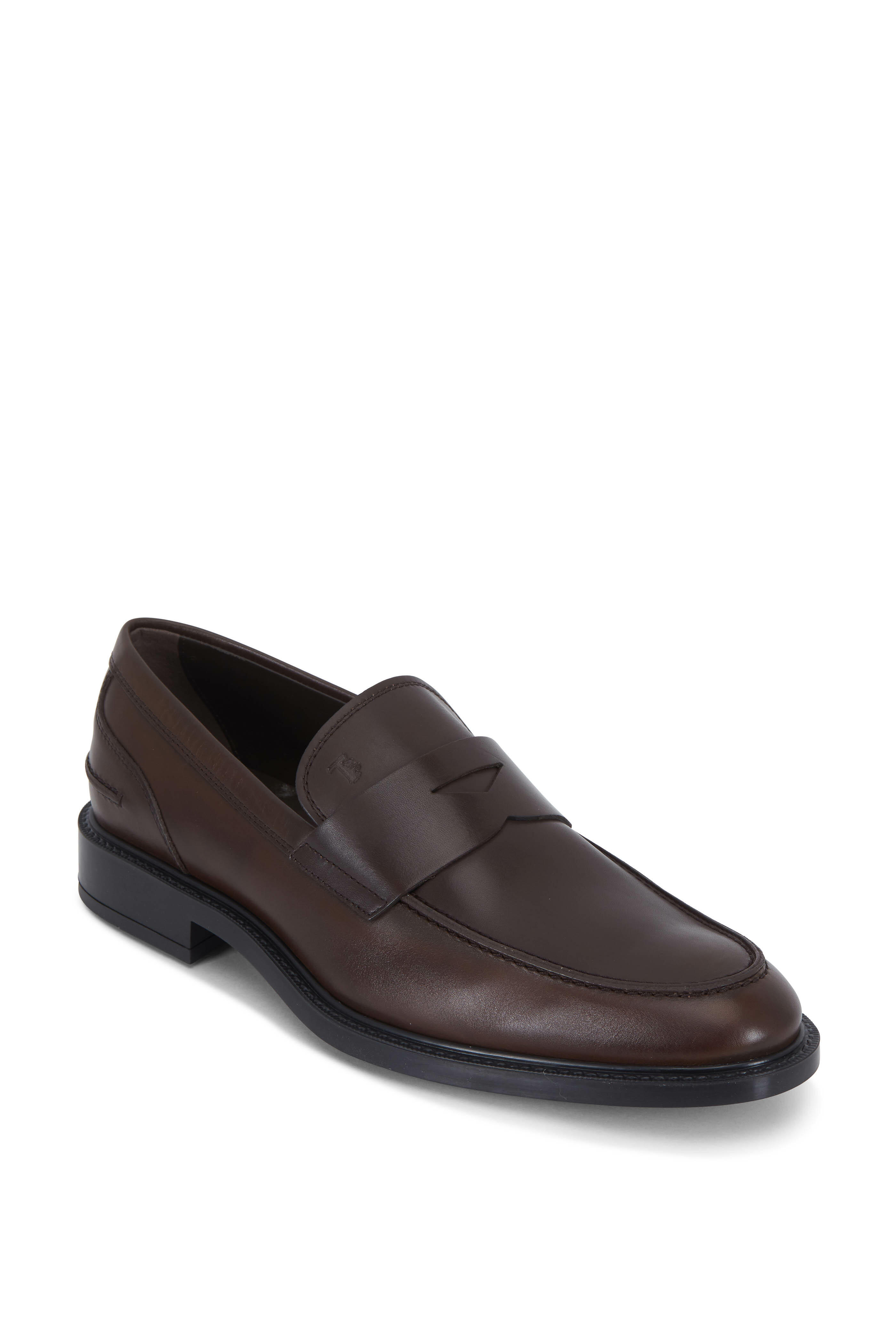 Tod's - New Boston Dark Brown Leather Mocassino Loafer