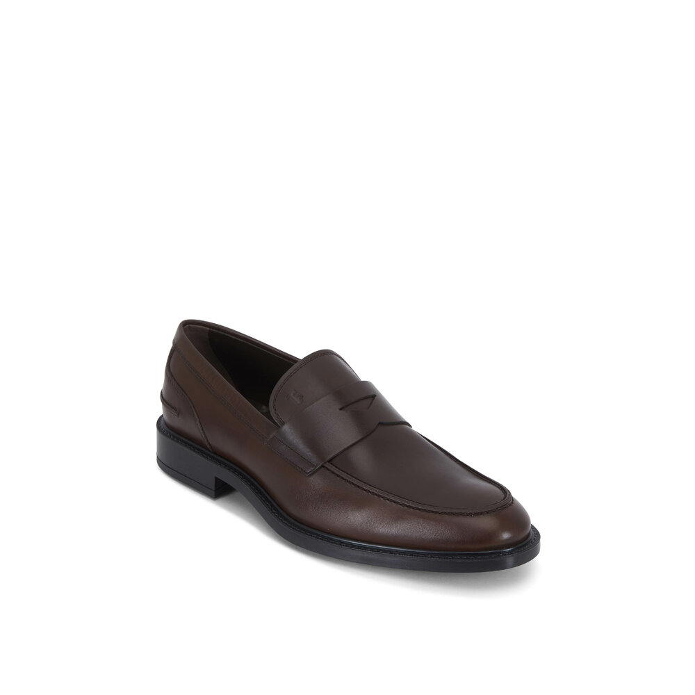 Tod's - New Boston Dark Brown Leather Mocassino Loafer