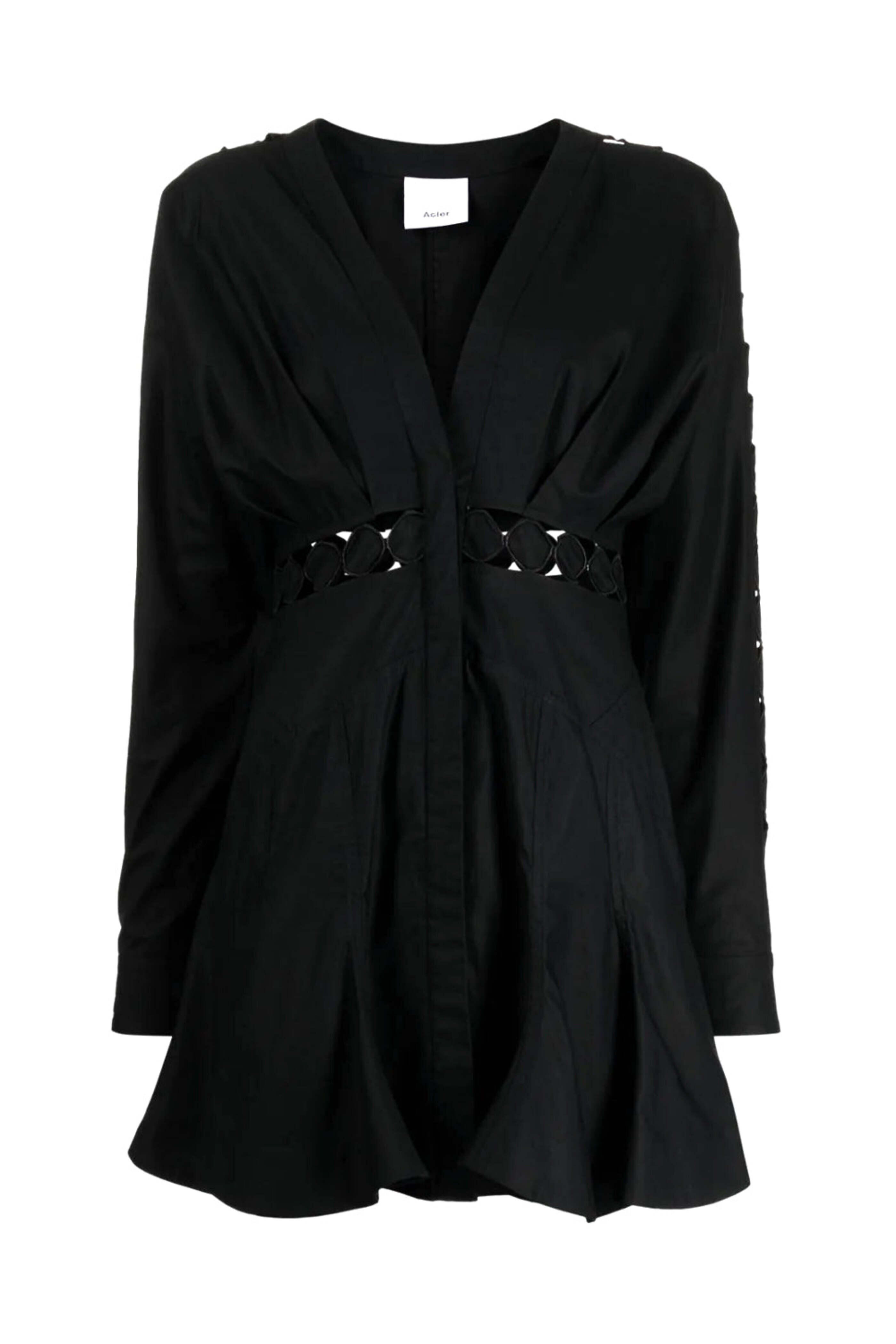 Acler - Black Keeling Mini Dress