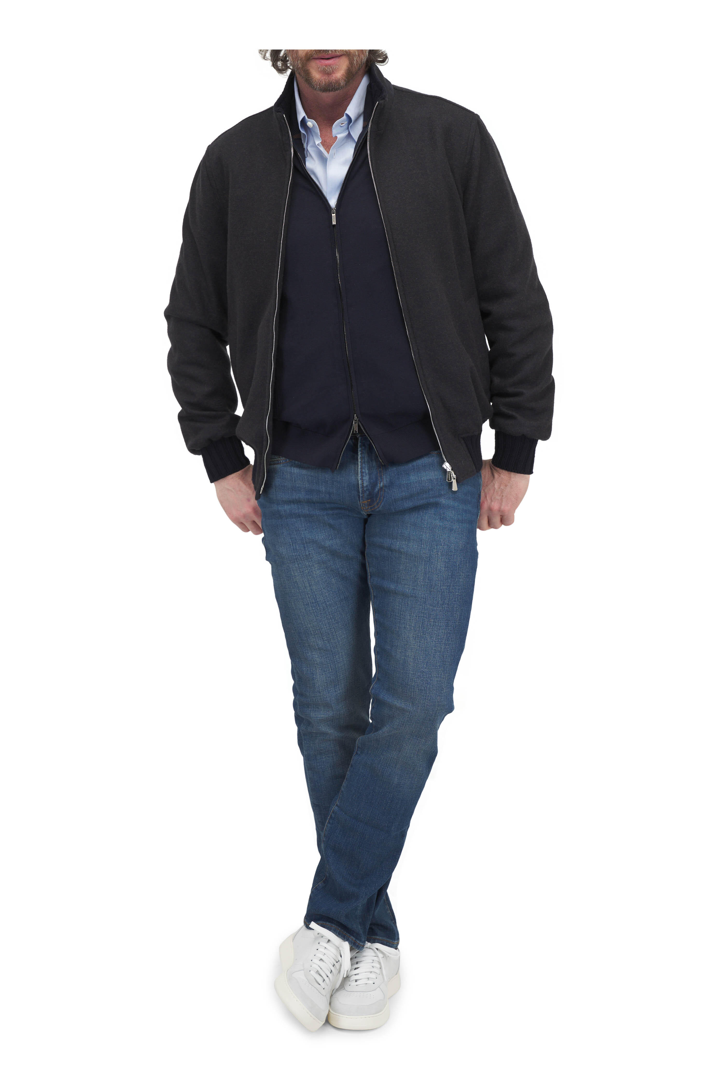 Frame - L' Homme Benz Blue Slim Straight Jean