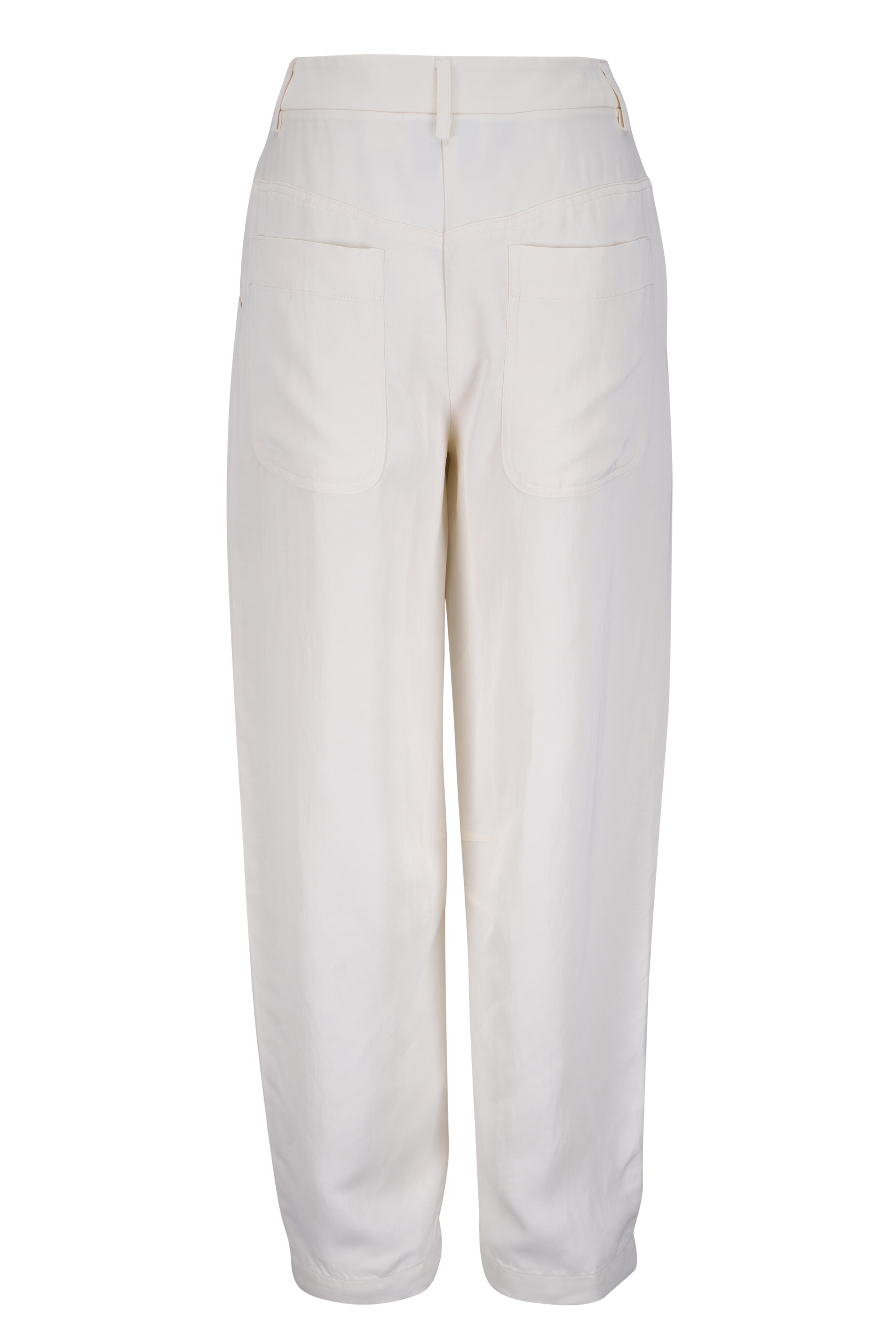 TWP - Jett Bone Coated Linen Pant