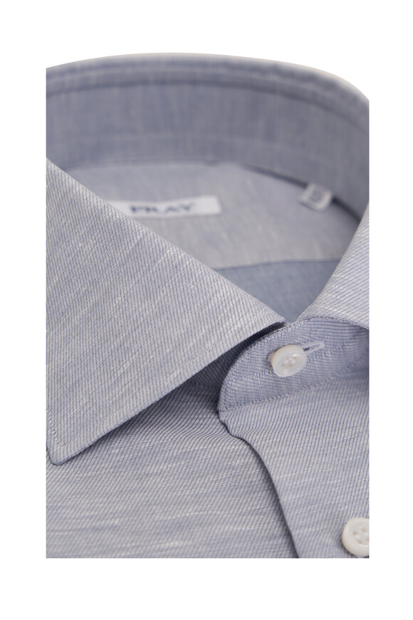 Fray - Light Blue Heathered Dress Shirt 