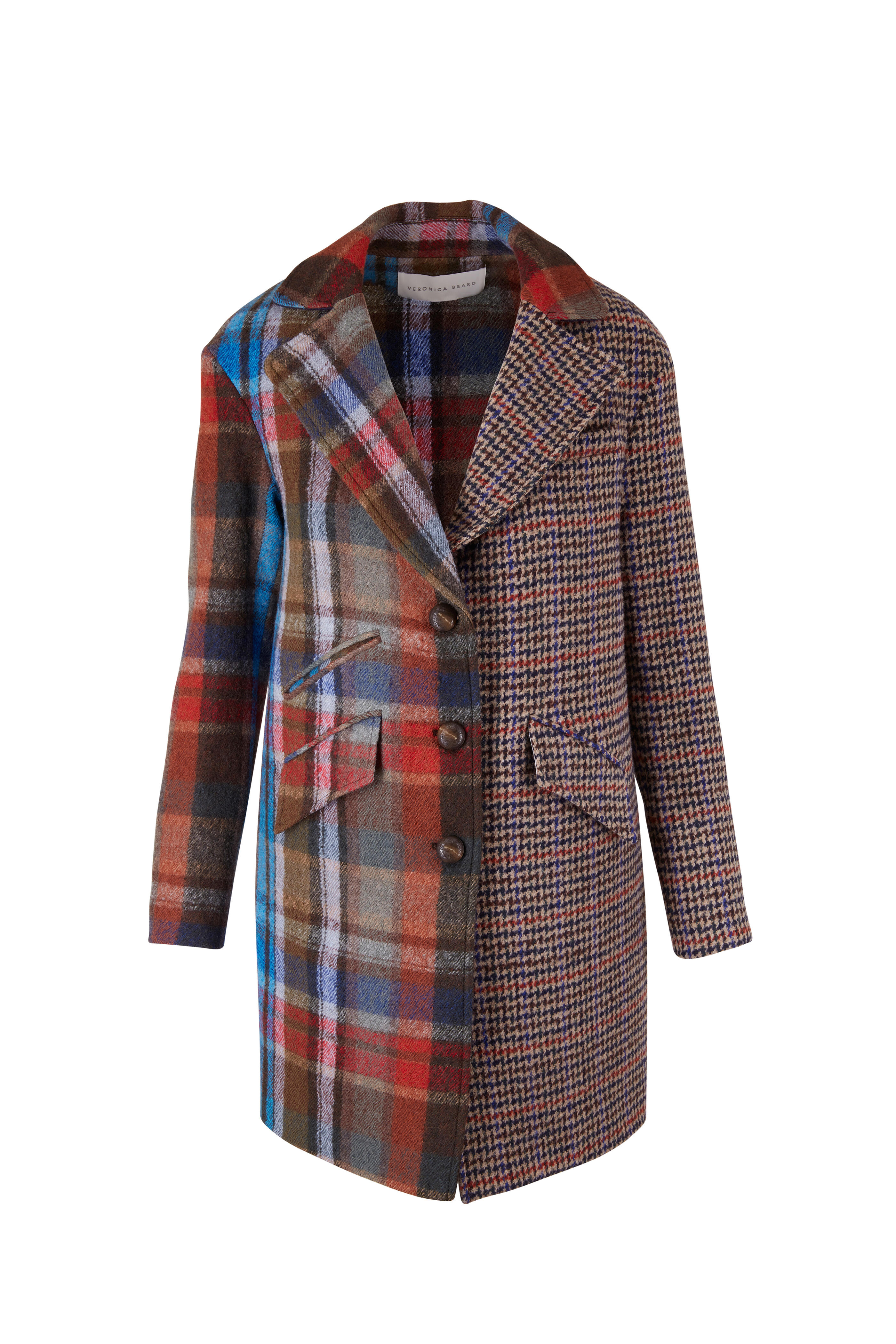 Veronica Beard - Indi Multi Wool Dickey Coat