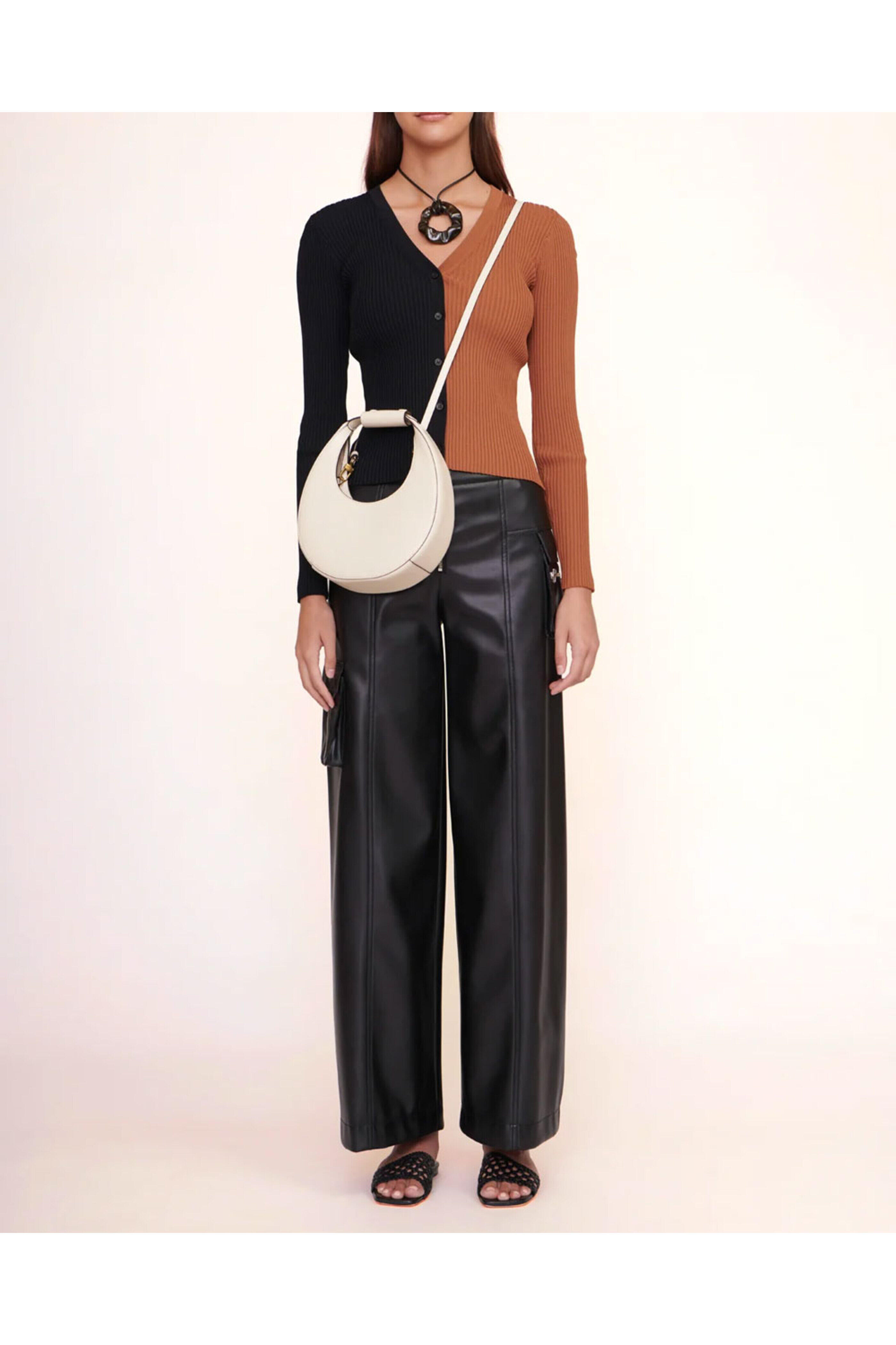 更にお値下げしました！ STAUD ミニムーンBag新品 STAUD Women's Mini Moon Bag, Black, One Size: Handbags