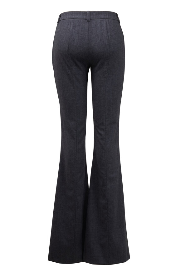 Michael Kors Collection - Charcoal Gray Stretch Wool Trousers