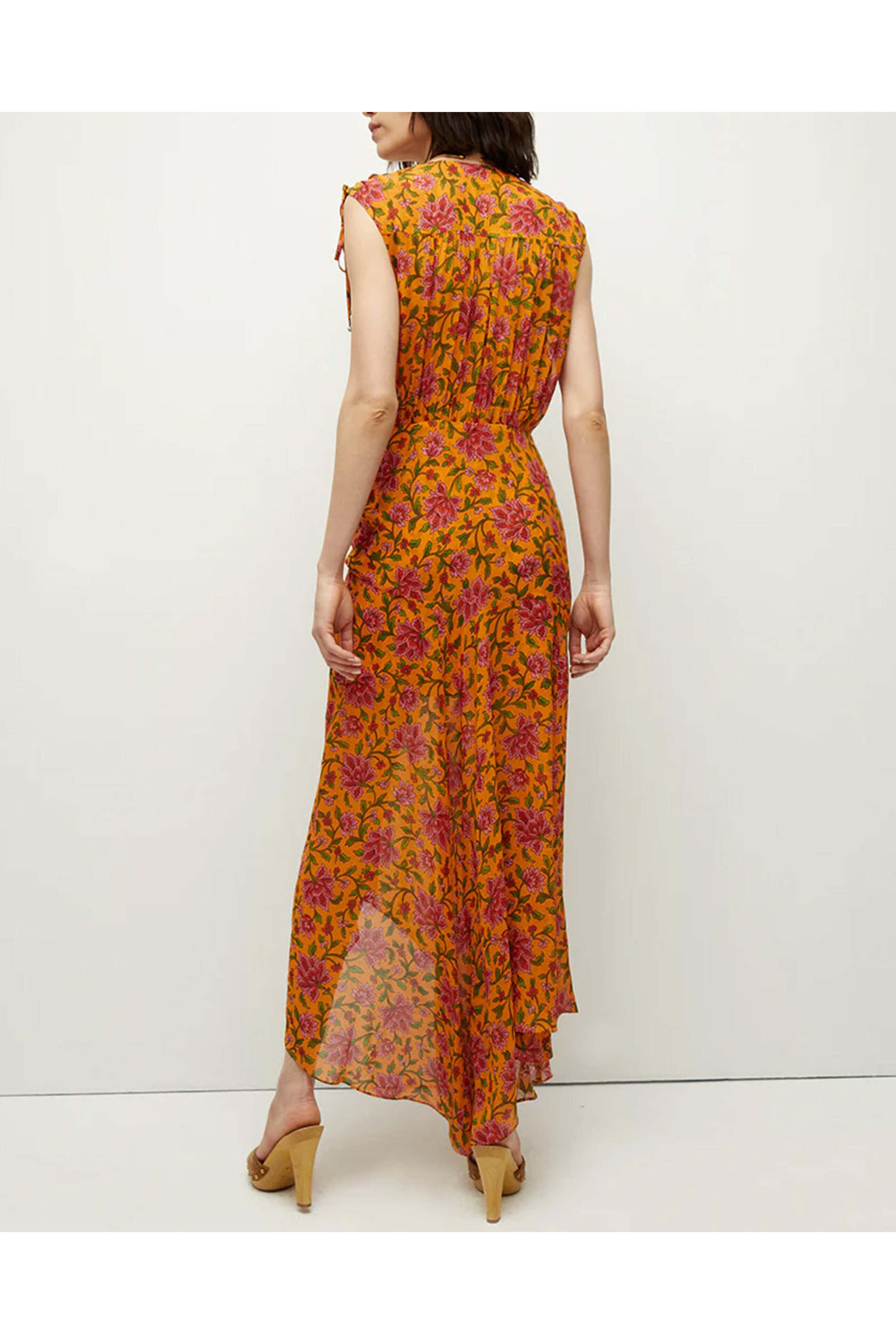 Veronica Beard - Orange Multi Dovima Dress