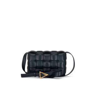 ショルダーバッグ Bottega Veneta Intrecciato 15 Avenue Bag Bottega Veneta Intrecciato Flap Crossbody Bag Blue