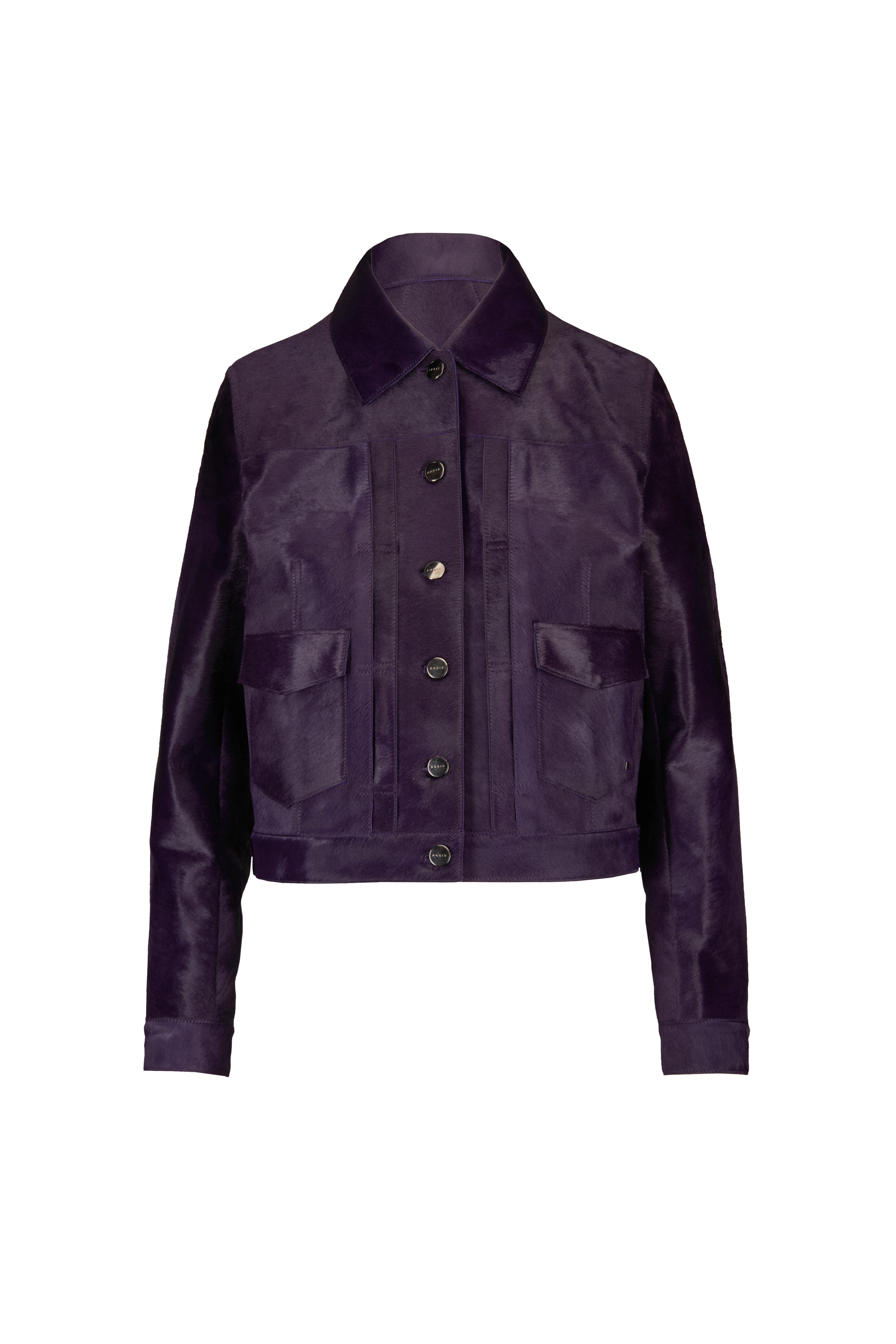 Akris - Hilbert Purple Trucker Jacket - view 1