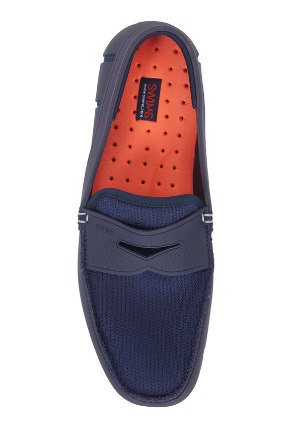 Swims - Navy Blue Mesh & Rubber Penny Driver