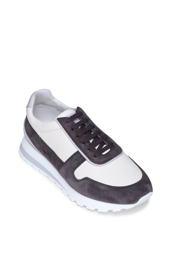 Brunello Cucinelli - Knit Sneaker in Grey and White