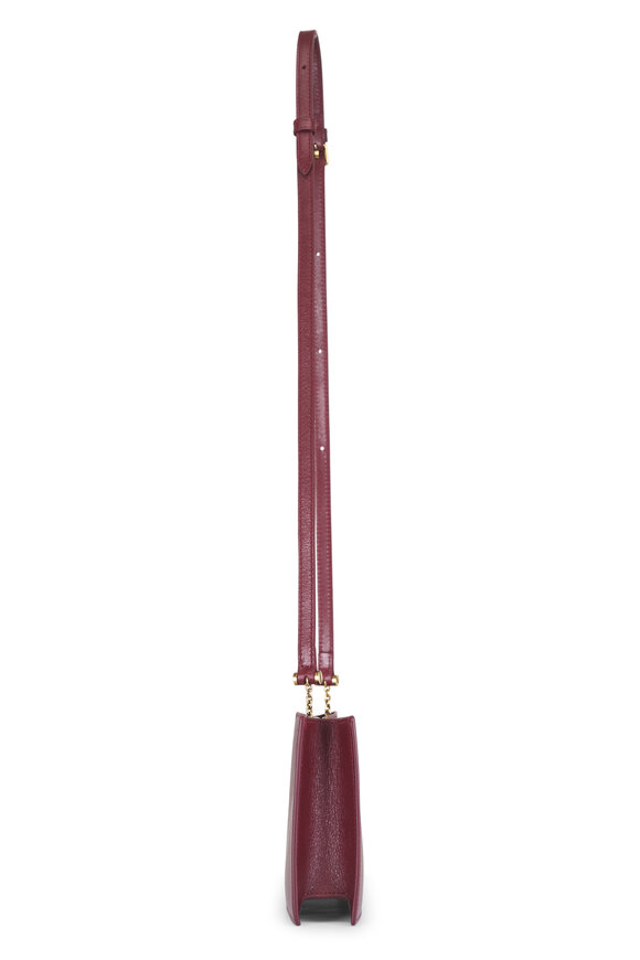 Métier Ease 24 Dark Cherry Leather Clutch - view 3