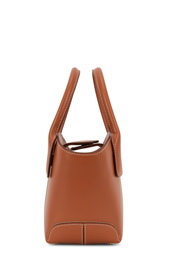 Tod's - Manici Brown Leather Mini Tote Handbag