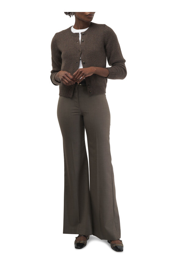 Nili Lotan - Effy Taupe Gray High Rise Pant