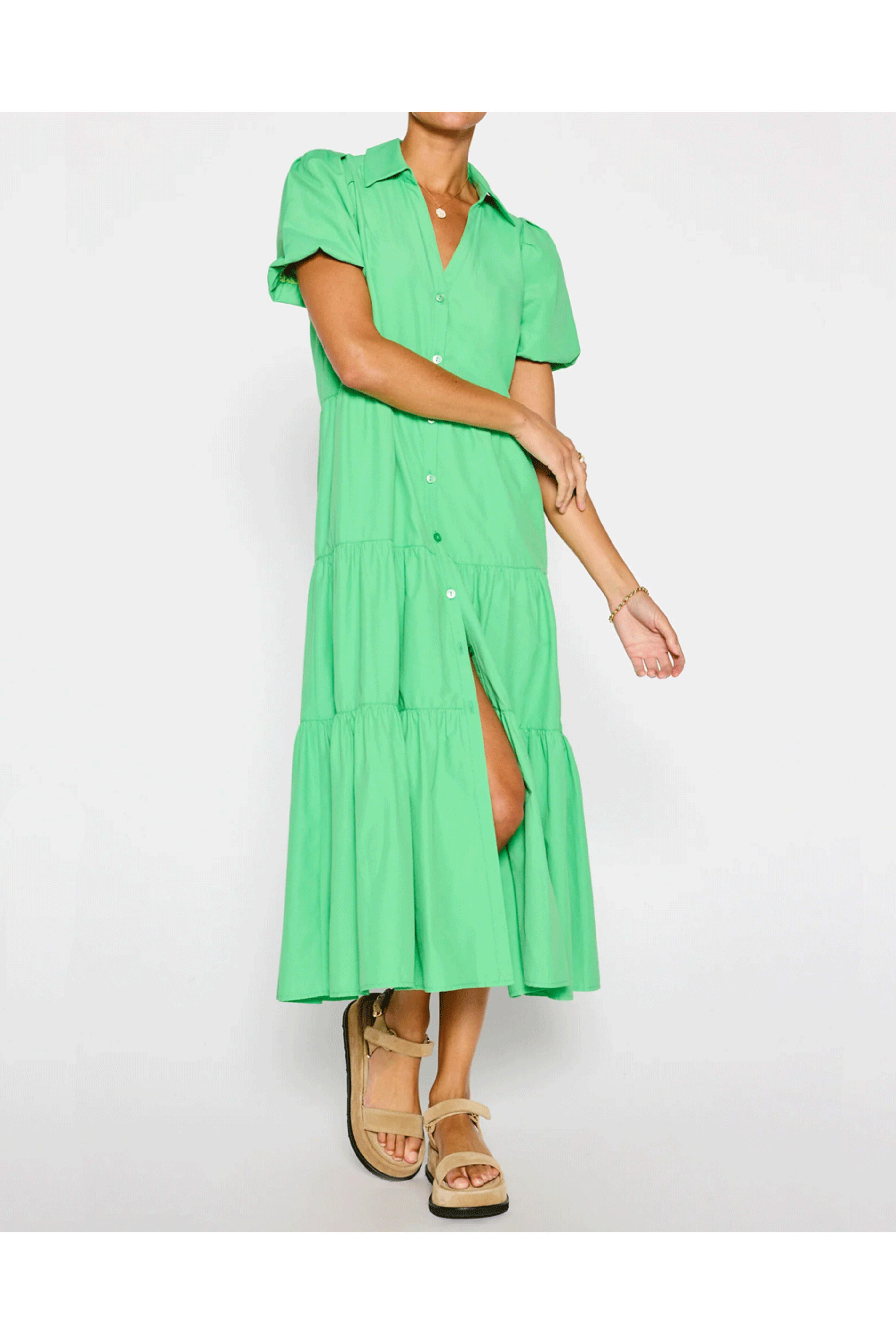 Brochu Walker - Derby Green Havana Dress