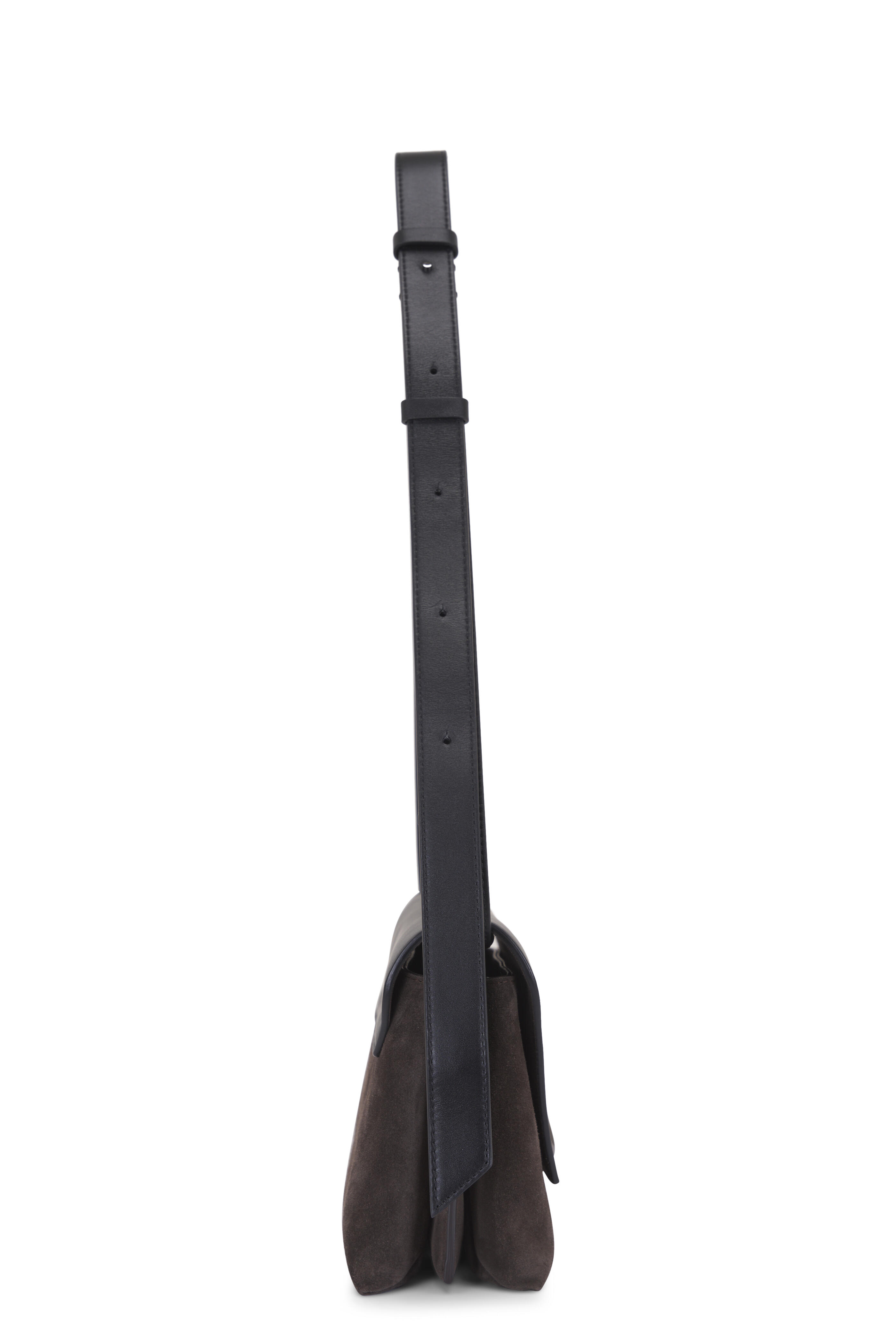 Brunello Cucinelli - Medium Sartorial Rust Brown Suede & Leather Bag