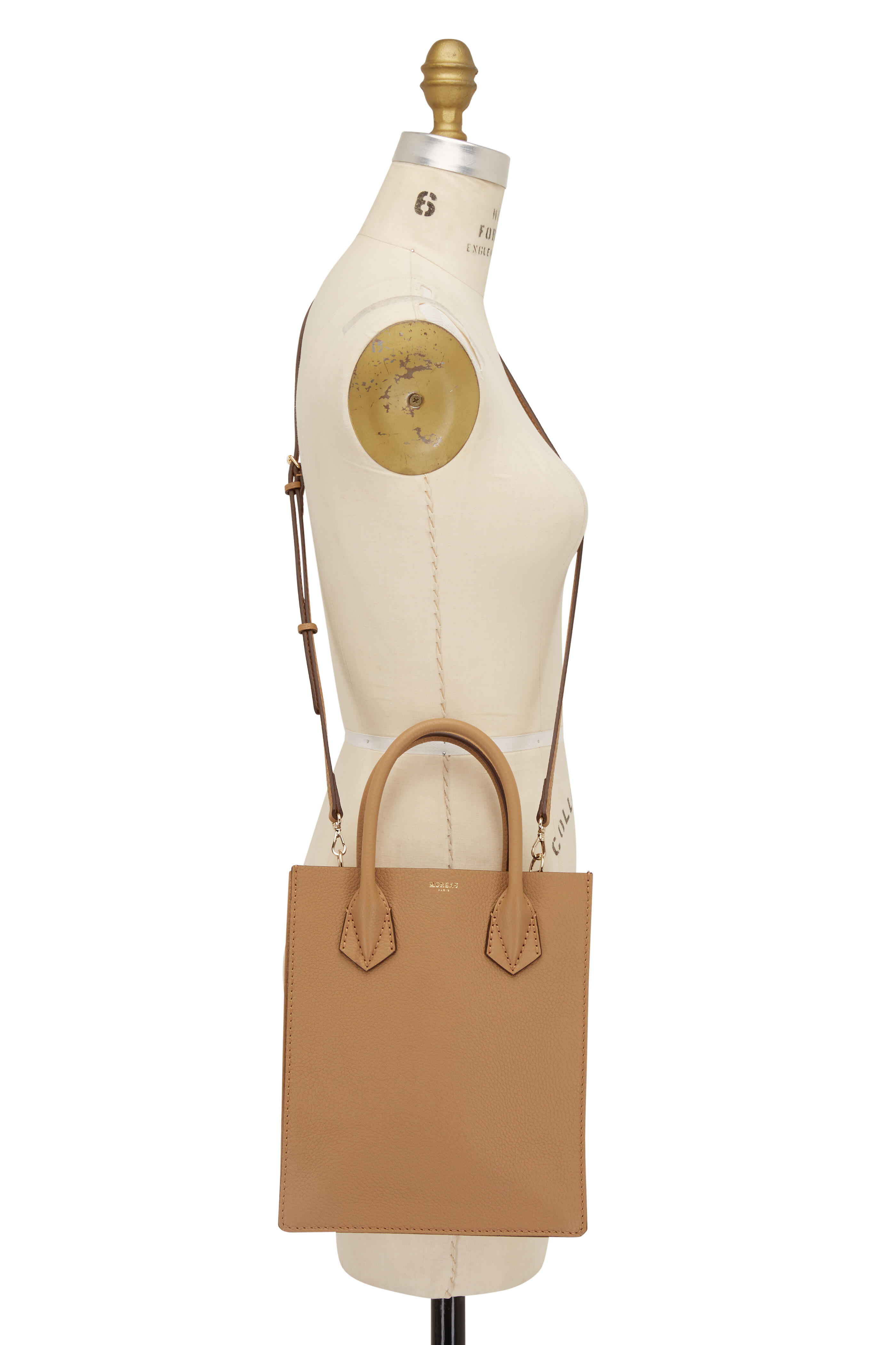 Moreau Paris - Suite Junior Camel Leather Crossbody