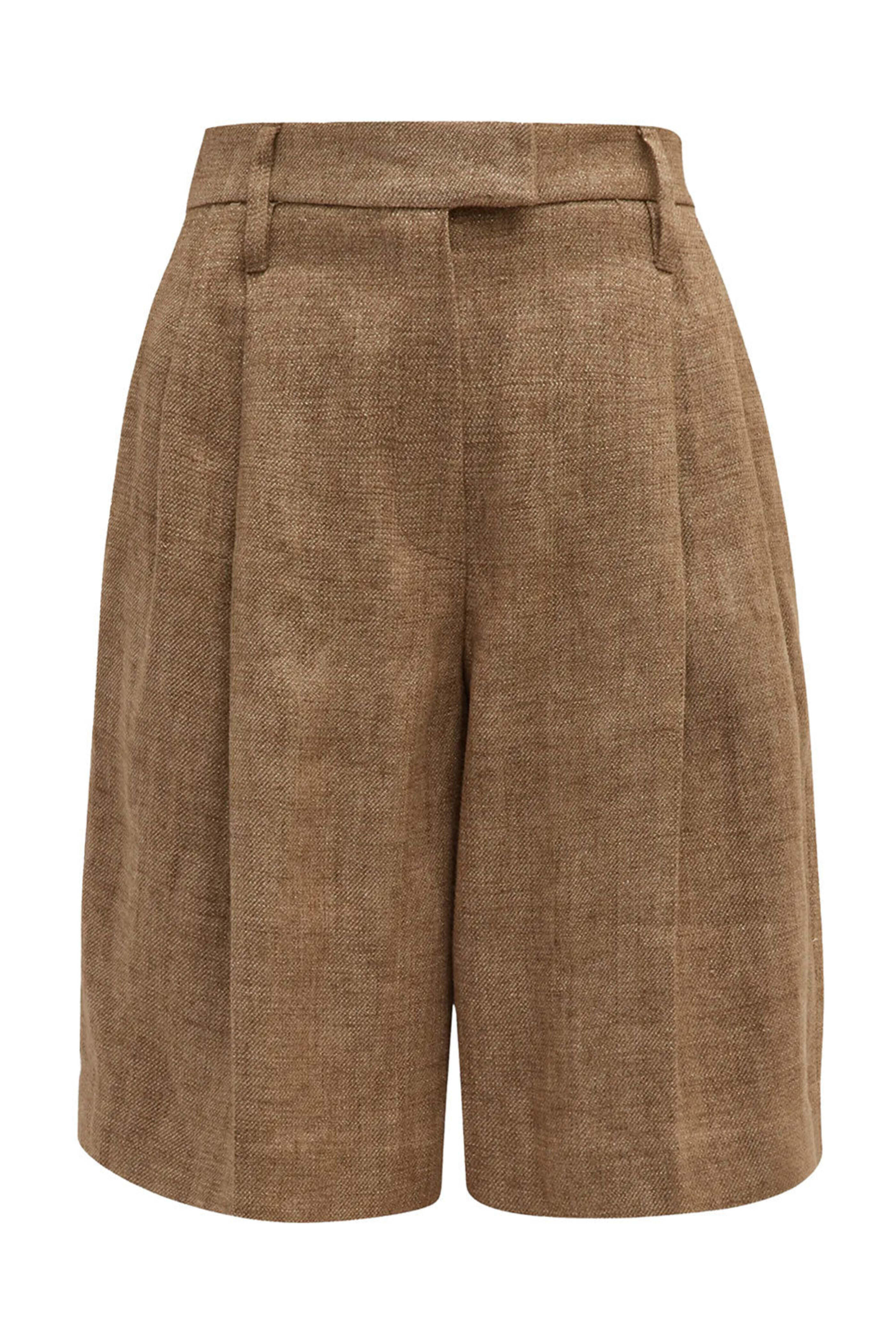 Brunello Cucinelli - Camel and Loro Double Pleated City