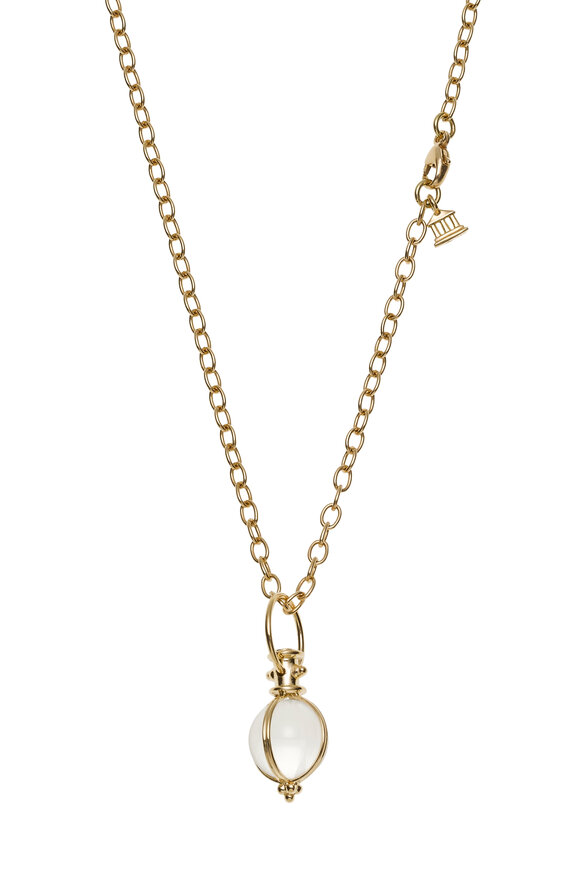 Temple St. Clair - 18K Yellow Gold Crystal Amulet